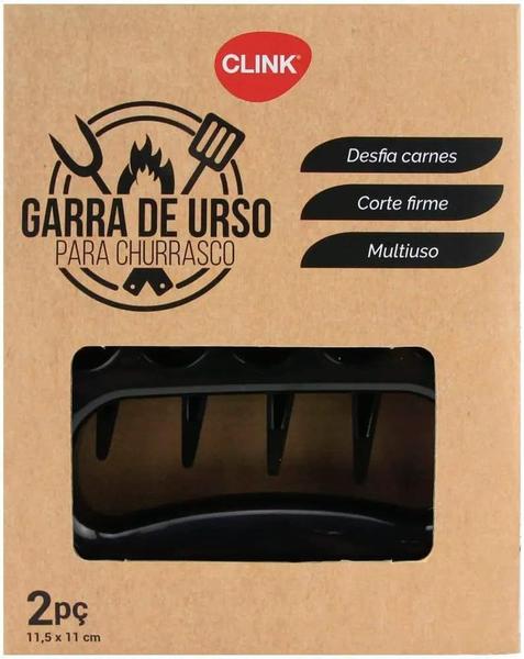 Imagem de Kit C/2 Garras Urso Desfiador Cortador Reforçado Carne Churrasco