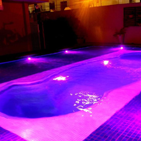 Imagem de Kit c/2 Luz Rgb 13 Led Submersível Piscina Com Controle Remoto