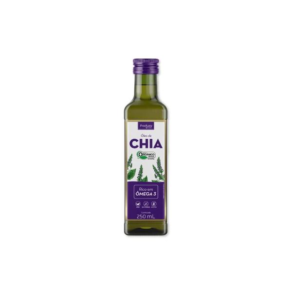 Imagem de Kit c/ 2 Óleo de Chia Azeite Premium Orgânico Extra Virgem Aroma Natural Produza Foods 250ml