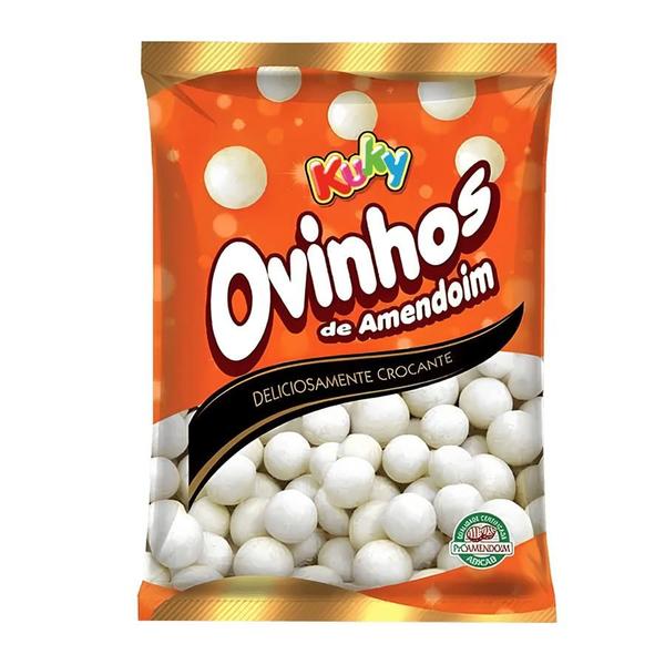 Kit c/2 Ovinhos de Amendoim Crocante Kuky Tradicional 500g Imagem de Kit c/2 Ovinhos de Amendoim Crocante Kuky Tradicional 500g