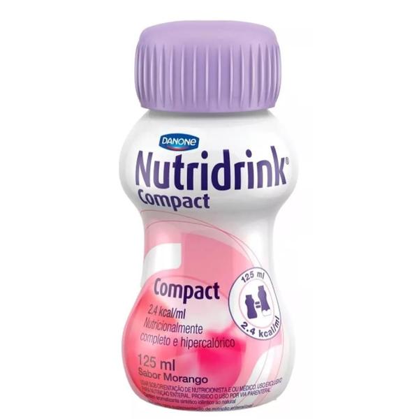 Imagem de Kit C/ 2 Packs- Suplemento Nutridrink Compact Danone Morango 125 ML