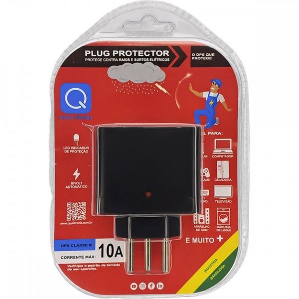 Imagem de Kit C/2 - Pino Protetor De Tensao Qualitronix 2 Polos + T...