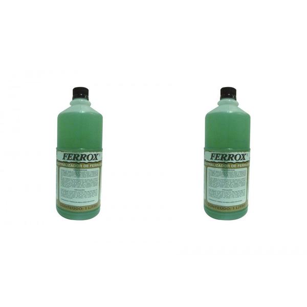 Kit C/2 - Removedor De Ferrugem Ferrox 1 L Fe85 Imagem de Kit C/2 - Removedor De Ferrugem Ferrox 1 L Fe85