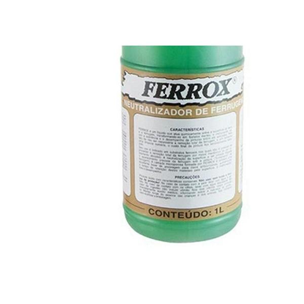 Kit C/2 - Removedor Ferrugem Ferrox Anticorrosivo 1L - Natrielli Imagem de Kit C/2 - Removedor Ferrugem Ferrox Anticorrosivo 1L