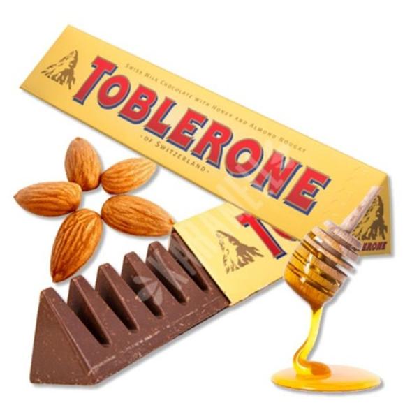 Imagem de Kit c/2 Toblerone Chocolate Nougat de Mel e Amêndoas 100g