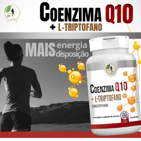 Imagem de Kit C/ 2 Un. Coenzima Q10 + L- Triptofano 240 Caps Fits Life