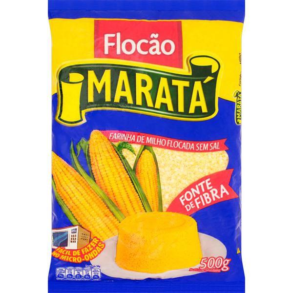 Kit C/ 2 Un. Farinha De Milho Flocão Maratá 500g Imagem de Kit C/ 2 Un. Farinha De Milho Flocão Maratá 500g