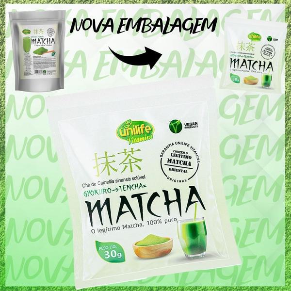 Imagem de KIT C/2 Un Matcha Premium Legitimo 30g 100% Puro - Unilife