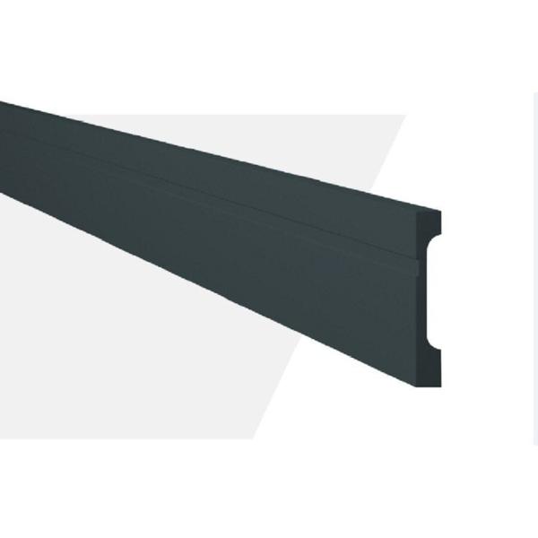 Kit c/20 barras Rodapé de Poliestireno com Friso MF7 18mm x 244cm x 7cm 48m - NMC Pisos Imagem de Kit c/20 barras Rodapé de Poliestireno com Friso MF7 18mm x 244cm x 7cm 48m
