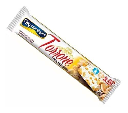 Imagem de Kit C/20 Torrone Montevergine 70g Amendoim