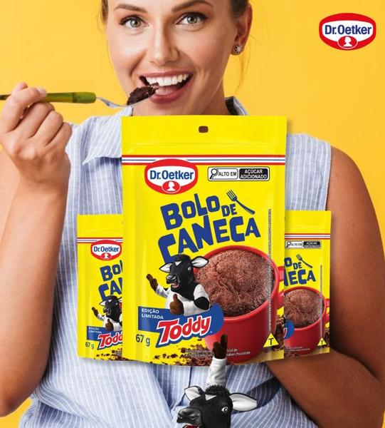 Kit c/ 24un Bolo de Caneca de Toddy 67g - Dr. Oetker - Dr Oetker Imagem de Kit c/ 24un Bolo de Caneca de Toddy 67g - Dr. Oetker