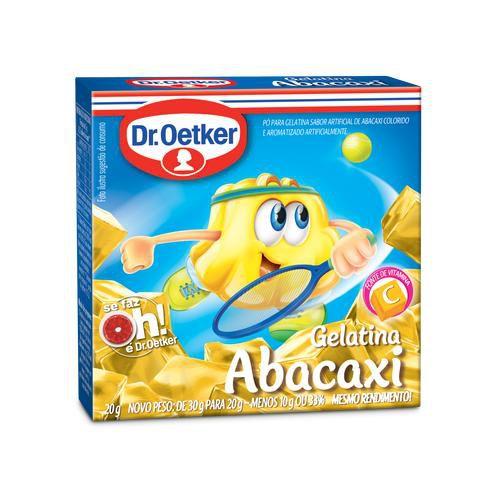 Imagem de Kit c/ 24un Gelatina Abacaxi 20g - Dr. Oetker