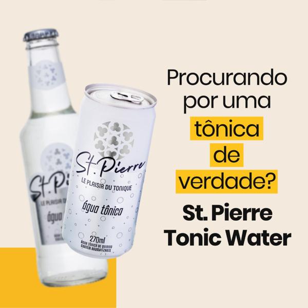 Imagem de Kit c/ 24und Água Tônica  ST PIERRE Tradicional 275ml