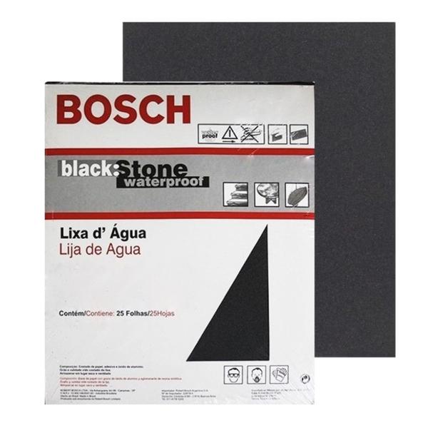 Imagem de Kit c/ 25 lixa d'agua g240 folha 230x280mm bosch