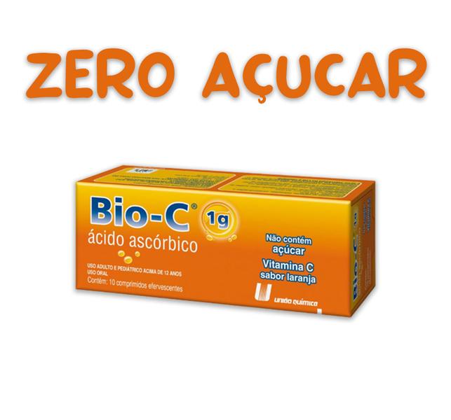 Imagem de Kit C/3 Bio C 1g C/30 Cpr Efervescentes - Vitamina C Laranja