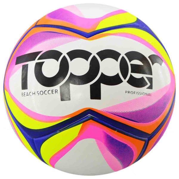 Imagem de Kit C/ 3 Bolas Topper Beach Soccer Profissional Futebol de Areia