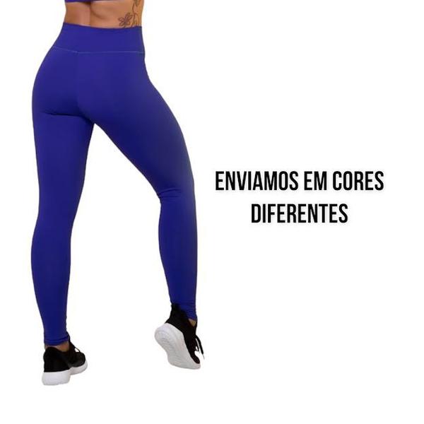 Imagem de Kit c/3 Calça Fitness Legging Leg Casual Corrida Treino COLORIDAS 135