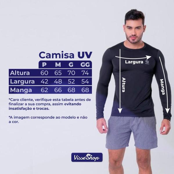Kit c/ 3 camisas térmicas ice proteção uv50+ unissex preta azul cinza - LJ Camisas UV Imagem de Kit c/ 3 camisas térmicas ice proteção uv50+ unissex preta azul cinza