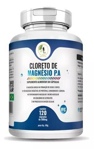 Imagem de Kit C/ 3 Cloreto de Magnésio P.A 500mg 360 Cáps - Fits Life