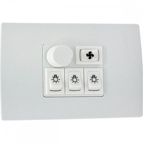 Imagem de Kit C/3 - Controle Para Ventilador Qualitronix Embutir Ve...