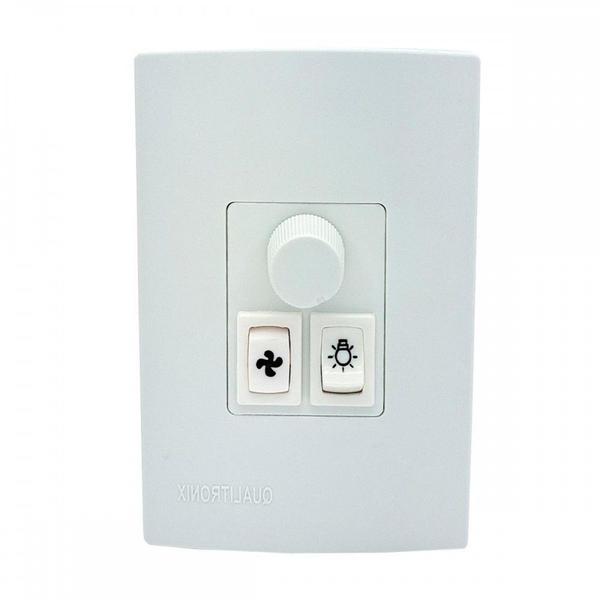 Imagem de Kit C/3 - Controle Para Ventilador Qualitronix Embutir Ve...