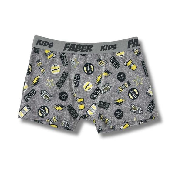 Imagem de Kit c/ 3 Cueca Infantil Boxer Desenhos Sortidos Faber