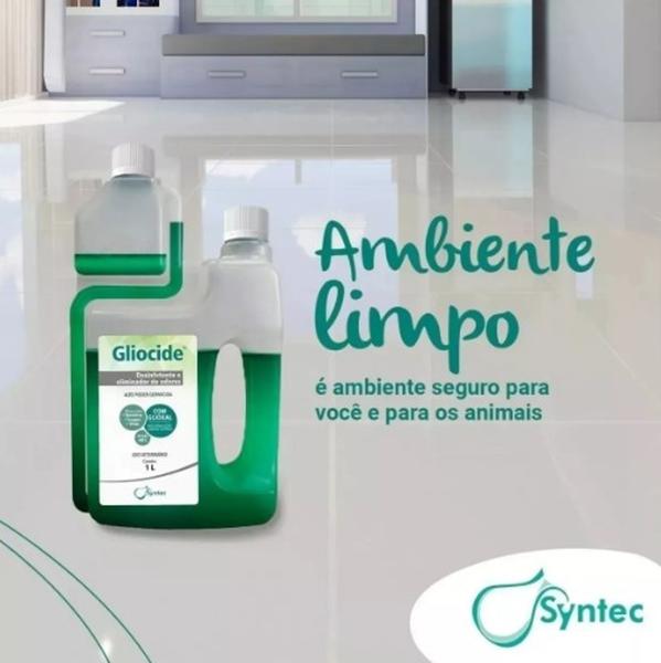 Imagem de Kit C/3 Desinfetantes Bactericida Gliocide 1l - Syntec