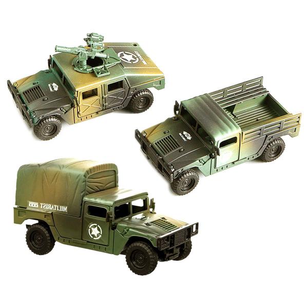 Imagem de KIT C/3 Miniatura Carro Hammer  Fricção 1/32