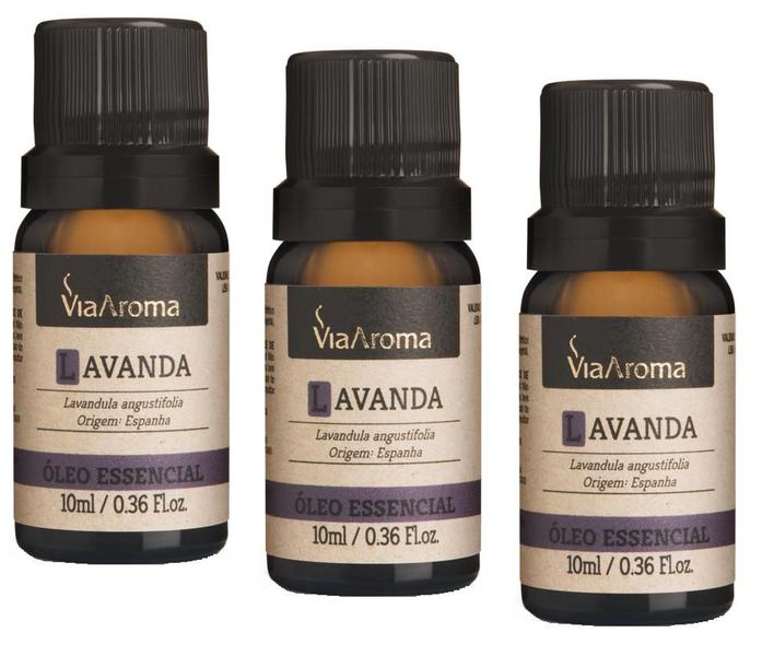 Imagem de Kit c/3 Oleo Essencial Lavanda Via Aroma 10ml