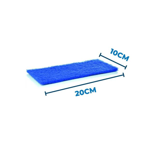 Kit C/3 Pacotes Esponjas Fibra Scotch Brite Azul 3m Não Risca Limpeza Leve Bucha Lava Louça Imagem de Kit C/3 Pacotes Esponjas Fibra Scotch Brite Azul 3m Não Risca Limpeza Leve Bucha Lava Louça