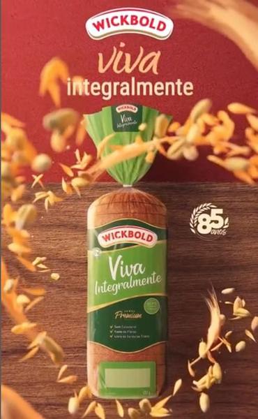 Kit c/ 3 Pão de Forma Vegano Integral Wickbold 450g/unid Imagem de Kit c/ 3 Pão de Forma Vegano Integral Wickbold 450g/unid