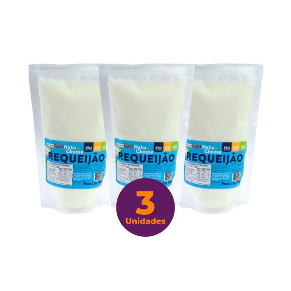 Kit c/ 3 Queijo Vegetal Tipo Requeijão NatuCheese 180g Imagem de Kit c/ 3 Queijo Vegetal Tipo Requeijão NatuCheese 180g