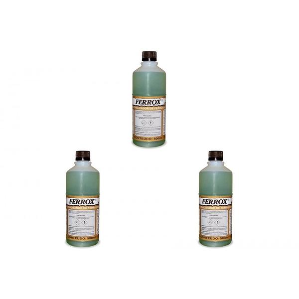 Kit C/3 - Removedor Ferrugem Ferrox Anticorrosivo 500Ml - Natrielli Imagem de Kit C/3 - Removedor Ferrugem Ferrox Anticorrosivo 500Ml