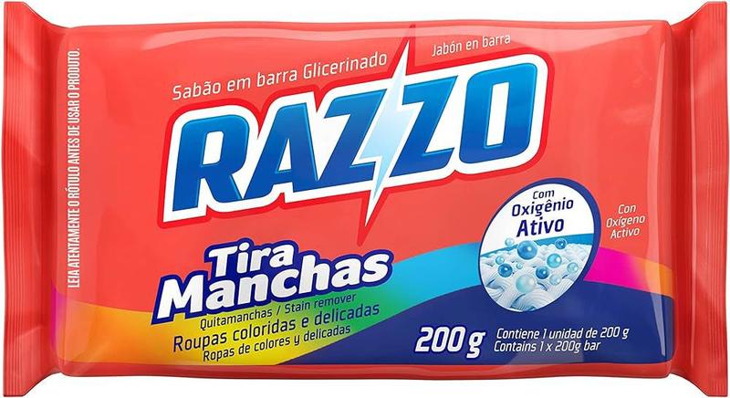 Imagem de Kit c/3 Sabão Razzo Tira Manchas 200g