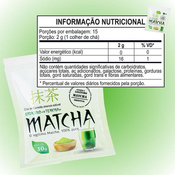 Imagem de KIT C/3 Un. Matcha Legítimo Premium 100% Puro Original Chá Em Pó - Unilife