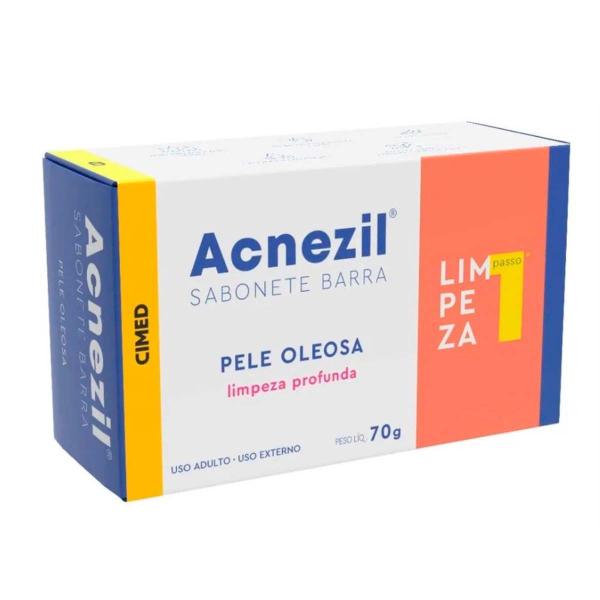 Imagem de Kit c/3 und Acnezil Sabonete 70g Pele Oleosa