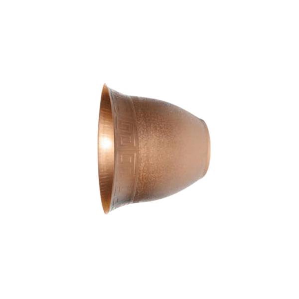 Imagem de Kit C/3 Vaso Redondo 9 cm Plantas Decorativo Linha Bronze - BRASAMI