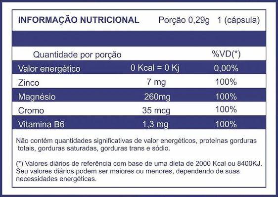 Imagem de KIT C/ 3 ZMA 60 Cápsulas 500mg MUWIZ