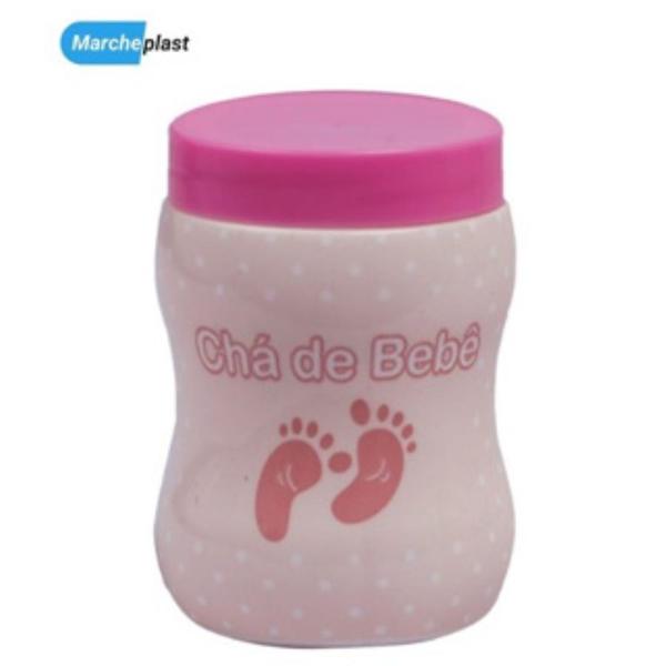 Kit c/ 30 Unidades Potes Para Lembrancinha Chá de Bebê Festa Pézinho - Marcheplast Imagem de Kit c/ 30 Unidades Potes Para Lembrancinha Chá de Bebê Festa Pézinho