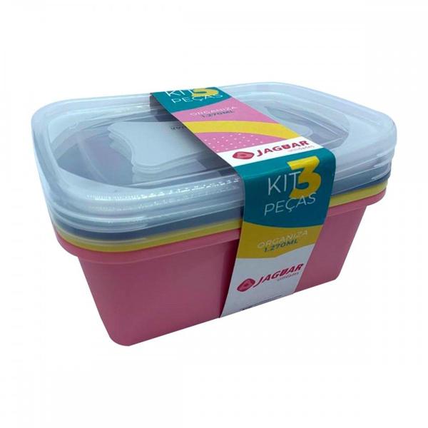 Imagem de Kit C/3Pcs Organiza Ret 1270Ml-6329