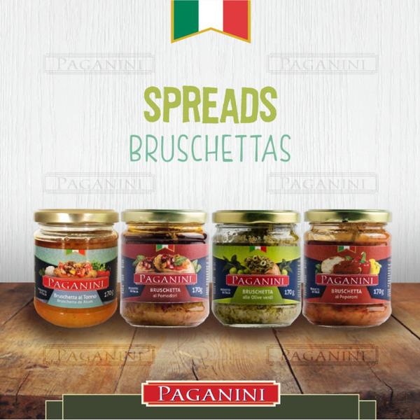 Imagem de Kit c/ 3un Antepasto Bruschetta Pomodori PAGANINI 170g