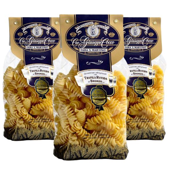 Kit c/ 3un Massa Premium Fusillo Gigante GIUSEPPE COCCO 500g - Colavita Imagem de Kit c/ 3un Massa Premium Fusillo Gigante GIUSEPPE COCCO 500g