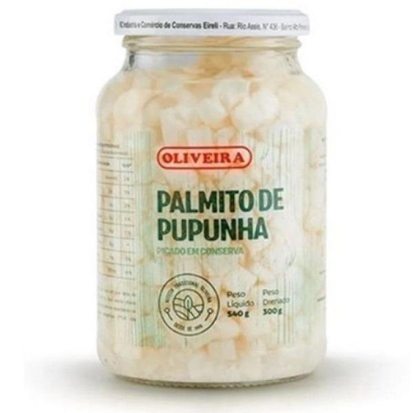 Kit c/ 3un Palmito Pupunha Picado em Conserva 300g -Oliveira Imagem de Kit c/ 3un Palmito Pupunha Picado em Conserva 300g -Oliveira