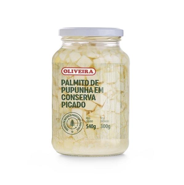 Kit c/ 3un Palmito Pupunha Picado em Conserva 300g -Oliveira Imagem de Kit c/ 3un Palmito Pupunha Picado em Conserva 300g -Oliveira