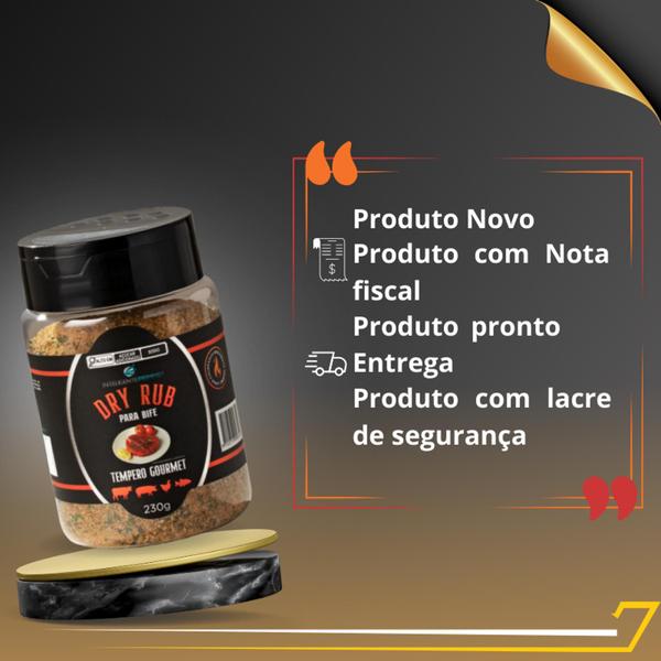 Imagem de Kit c/ 3un Temperos Gourmet Dry Rubs paraBBQ CBS 230g