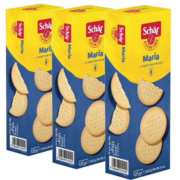 Imagem de Kit c/ 3und Biscoito Sem Glúten Maria SCHAR 125g