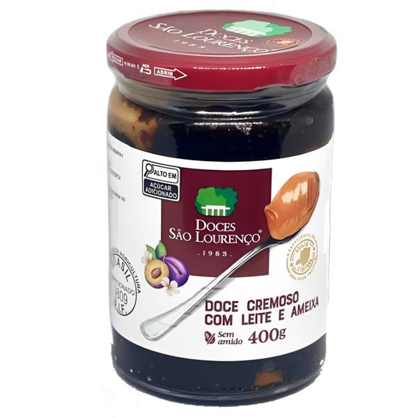 Kit c/ 3und Doce de Leite com Ameixa SÃO LOURENÇO 400g Imagem de Kit c/ 3und Doce de Leite com Ameixa SÃO LOURENÇO 400g