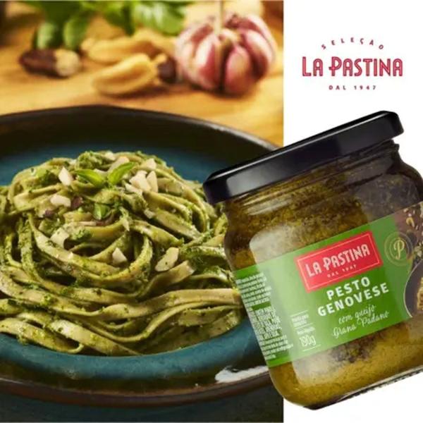 Imagem de Kit c/ 3und Molho Pesto Alla Genovese LA PASTINA 190g Italia