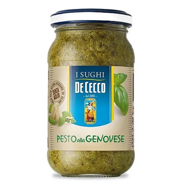 Kit c/ 3und Pesto Alla Genovese Italiano DE CECCO 200g Imagem de Kit c/ 3und Pesto Alla Genovese Italiano DE CECCO 200g