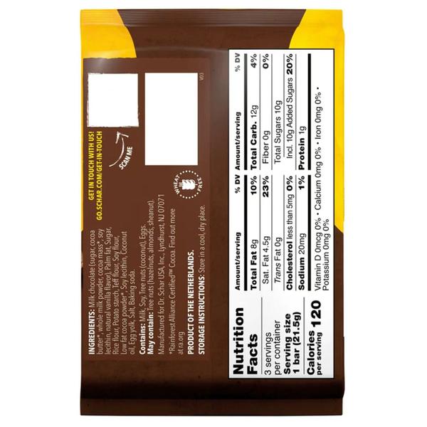 kit c/ 3und Twin Bar Chocolate Wafer s/ Gluten SCHAR 64,5g Imagem de kit c/ 3und Twin Bar Chocolate Wafer s/ Gluten SCHAR 64,5g